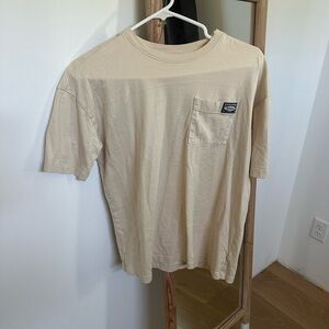 Old navy Beige 100% cotton Pocket T-Shirt